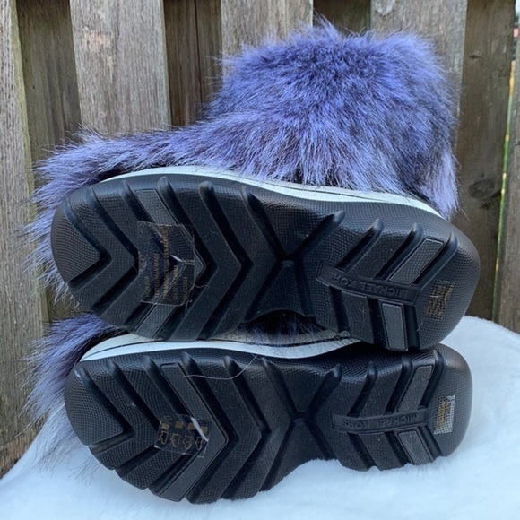 MICHAEL KORS Gamma Platform Fur Hair On Insulated Winter Boots, Size 6 - Picture 9 of 12